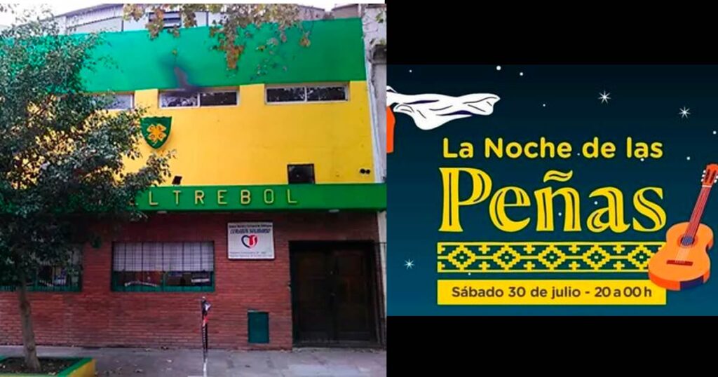 El Club El Trébol será una de las sedes de La Noche de las Peñas