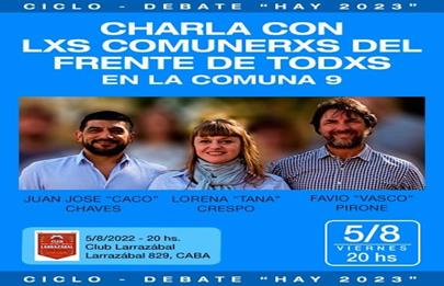Charla con los comuneros del FDT en el club Larrazábal