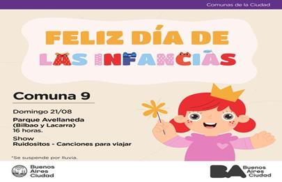 Festejo por el Día de las Infancias en la Comuna 9