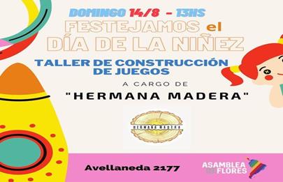 La Asamblea de Flores prepara el festejo del Día de la Niñez
