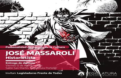 José Massaroli declarado personalidad destacada de la cultura