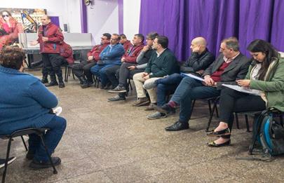 Se realizó la reunión del FOSEP en la Comuna 9