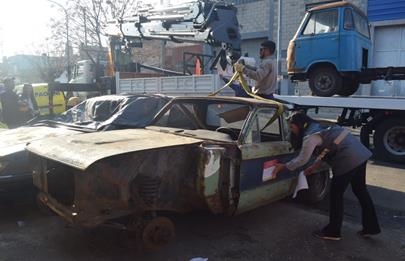Operativo autos abandonados en la Comuna 9