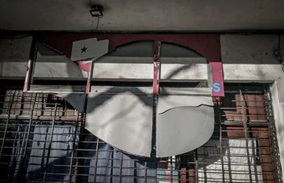 Violencia contra local partidario en Parque Patricios