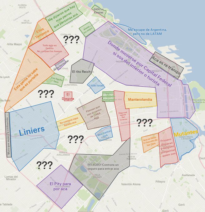 Qué dice de Saavedra la “Guía Definitiva de CABA” que se volvió viral en redes