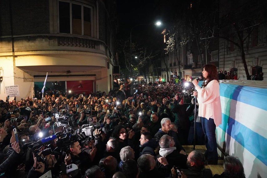 Cristina Fernández afirmó que “en el único lugar que hubo violencia fue en la Ciudad de Buenos Aires”