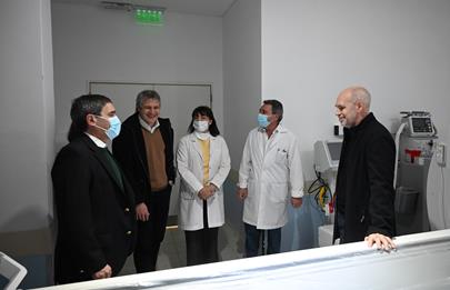 Larreta inauguró un nuevo tomógrafo del Hospital Álvarez