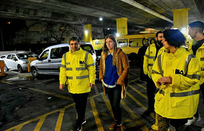 El ministerio de Desarrollo Humano y el de Salud en el “Operativo Frio”