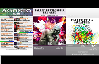 El Espacio Cultural Adán Buenosayres presenta propuesta para agosto