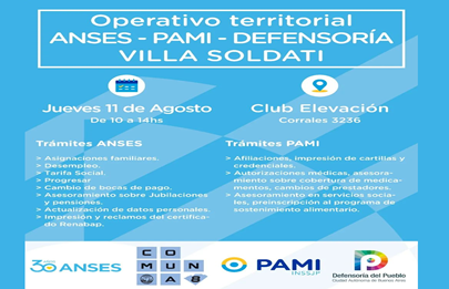 Operativo Territorial en Villa Soldati