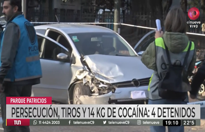 Persecución y tiroteo de La Boca a Parque Patricios