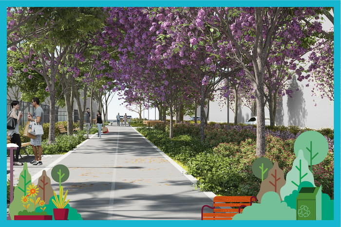 Villa Luro: el GCBA proyecta una Calle Verde en Ramón Falcón, integrada a la Plaza Ejército de los Andes