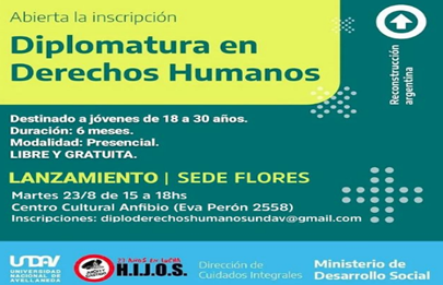 Diplomatura en Derechos Humanos en Flores