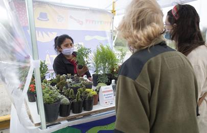 Feria de emprendedores en el Parque Pereyra