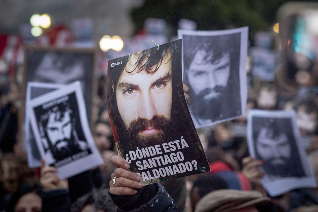 Recitales y acto en Plaza de Mayo a cinco años de la desaparición de Santiago Maldonado
