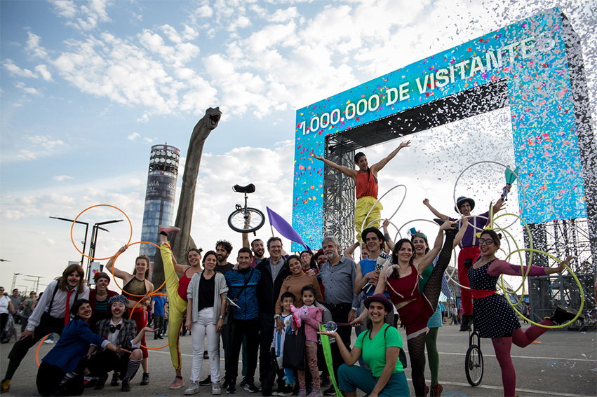 Tecnópolis celebró el millón de visitantes, desde su reapertura, en las pasadas vacaciones de invierno