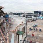 Demolieron la vieja torre de control y avanzan obras para modernizar Aeroparque