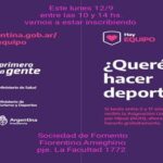 Inscripción para el Programa “Hay Equipo” en la Comuna 9