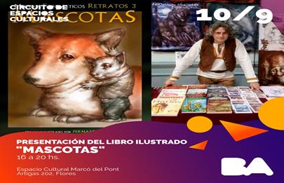 Presentación del libro ilustrado “Mascotas” en el Marcó del Pont