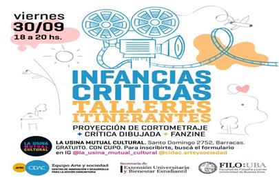 Infancias críticas: Talleres itinerantes en el CIDAC Barracas