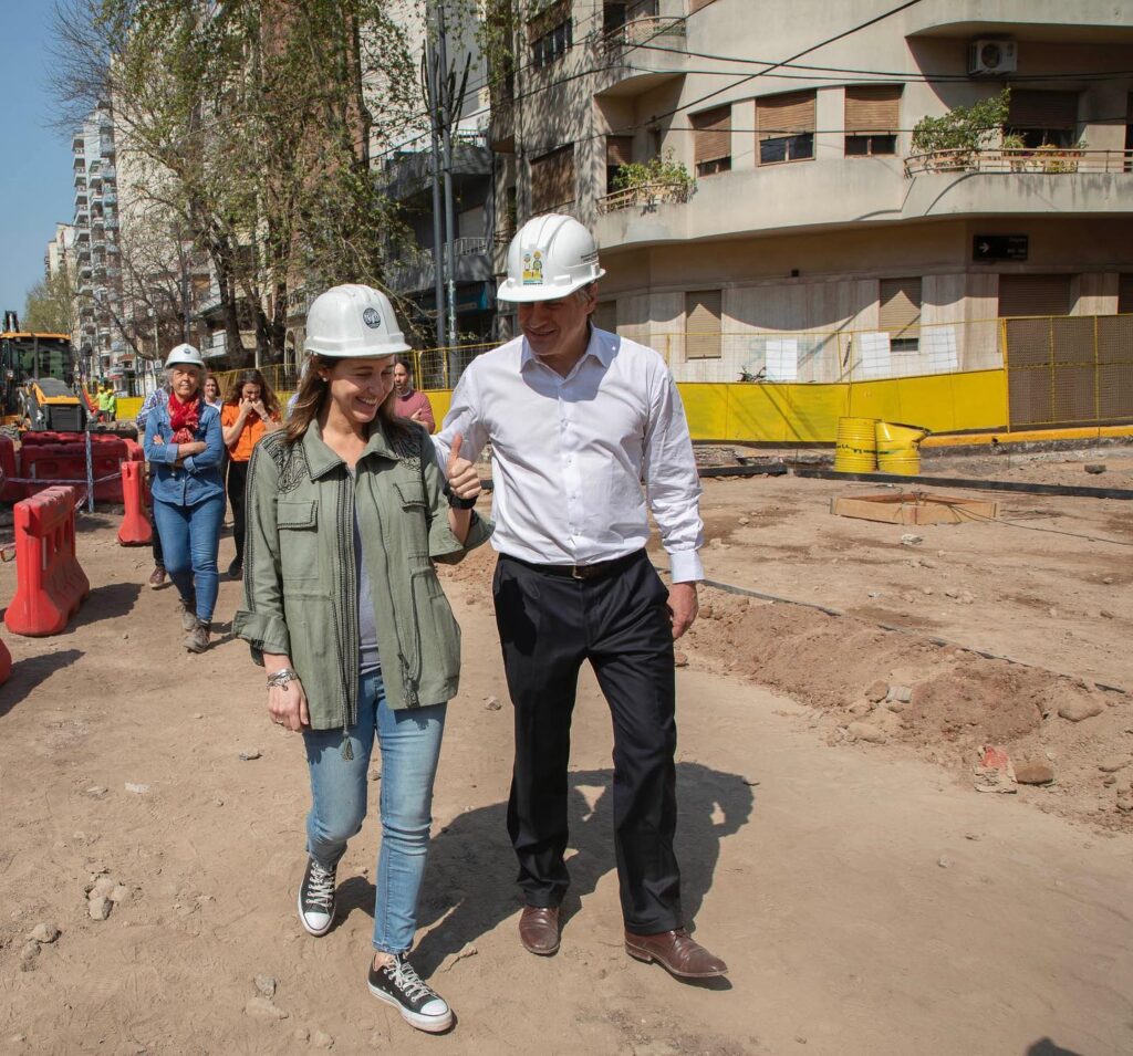 Caballito: a un día de una protesta vecinal, funcionarios visitaron la obra del Parque Lineal Honorio Pueyrredón