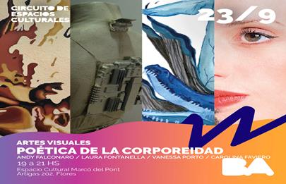 Inauguración Artes Visuales “Poética de la Coorporeidad” en el Marcó del Pont