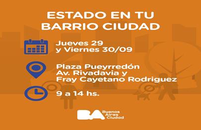 Llega el Estado en tu barrio a Plaza Pueyrredón