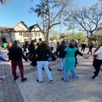Volvió el Encuentro de Danzas Circulares al Parque Avellaneda