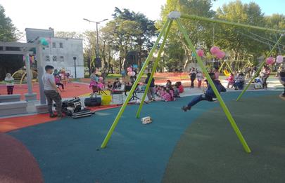 Nuevo “Patio de Juegos y Calistenia” en el Barrio Los Perales