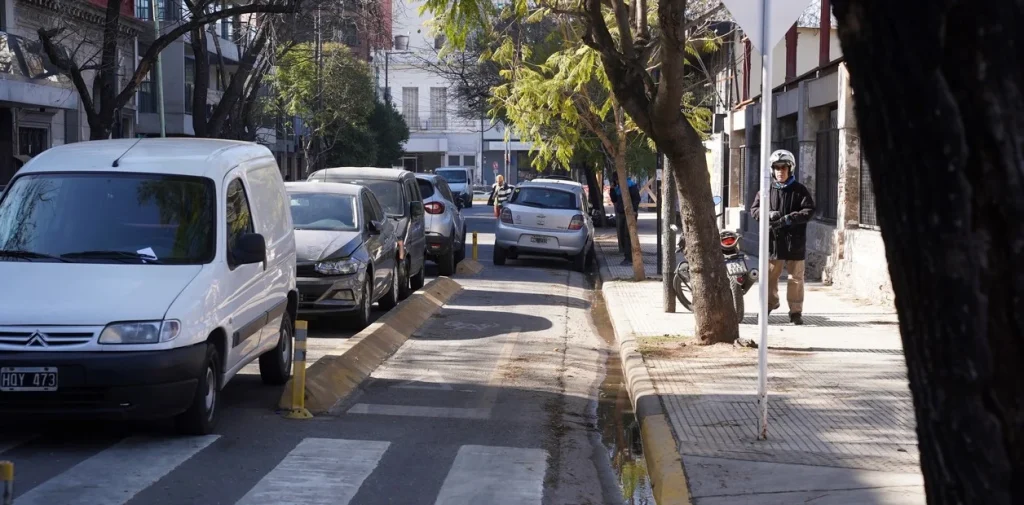 Las obras del playón ferroviario generan caos en la calle Moldes