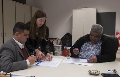 Convenio de colaboración entre la Comuna 8 y ANDIS