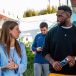 Retiro: el capitán del seleccionado de rugby de Sudáfrica recorrió el Barrio Mugica