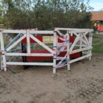 Repararon el Banco Rojo del Parque de la Estación