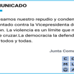 La Comuna 8 repudió el atentado a la Vicepresidenta