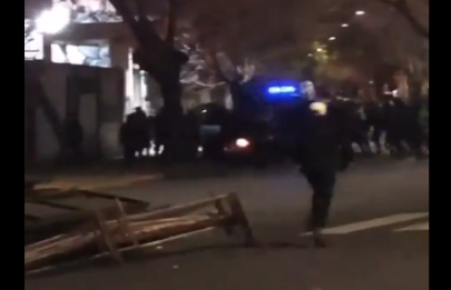 Hechos de violencia y enfrentamientos en la cancha de Chicago