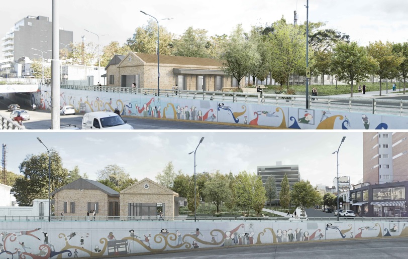 Parque Ferroviario Colegiales: piensan mudar el centro de jubilados a uno de los antiguos inmuebles a restaurar