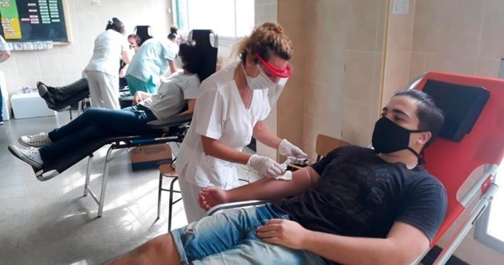 Cronograma de las campañas de donación voluntaria de sangre