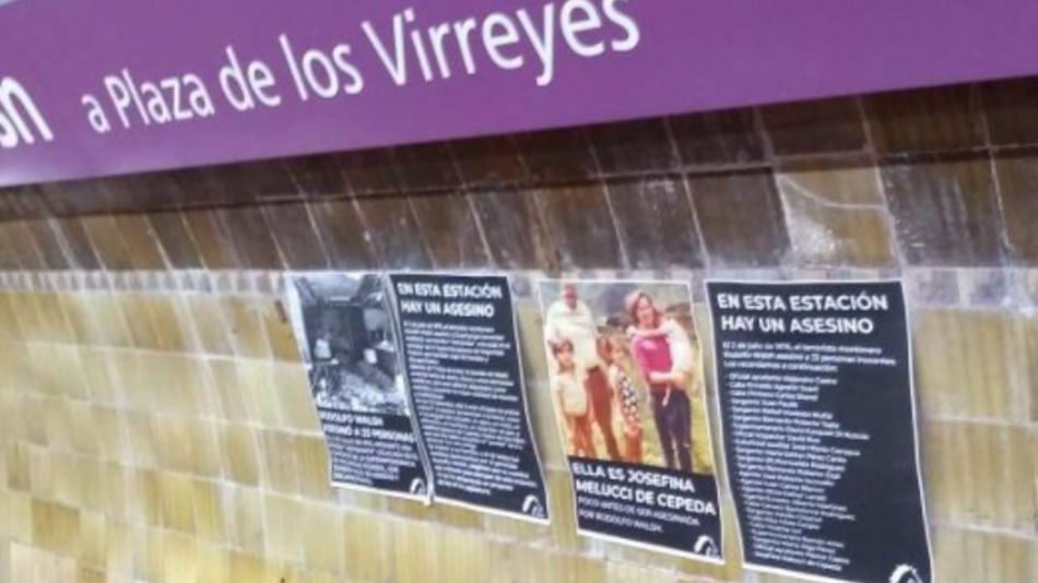 La vecina de Cristina impulsa una Ley para quitarle el nombre Rodolfo Walsh a la estación de la Línea E de subtes