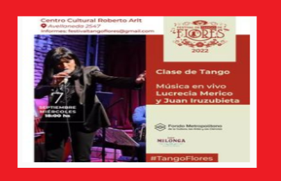 Continúa desarrollándose el festival de tango de Flores