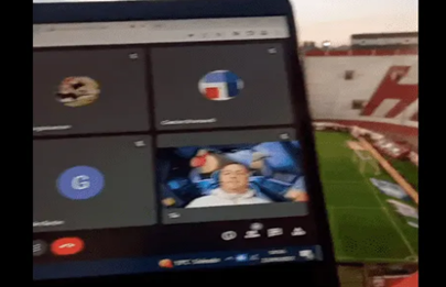 Un hincha rindió examen durante un partido en el palacio Ducó