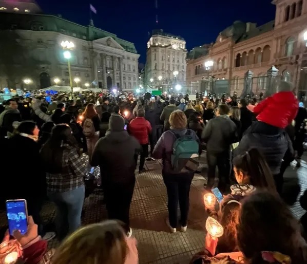 Plaza de Mayo: nueva protesta contra recortes en discapacidad
