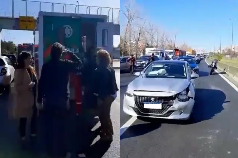 Parque Avellaneda: triple choque en Dellepiane generó demoras