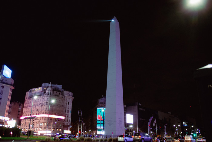 El GCBA convirtió al Obelisco en un Faro Verde para el C40