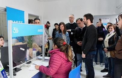 Inauguración del “Punto Fijo” de Anses en barrio Padre Ricciardelli
