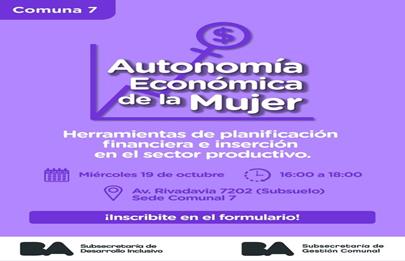 Taller ”Autonomía económica de la mujer”
