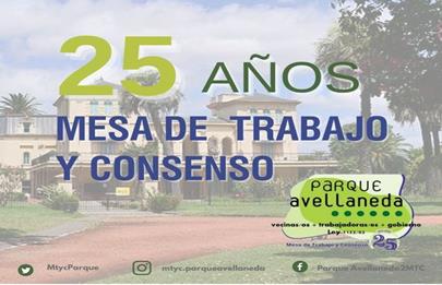Celebración de los 25 años de la Mesa de Trabajo y Consenso de Parque Avellaneda