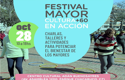 Festival para adultos mayores en Parque Chacabuco