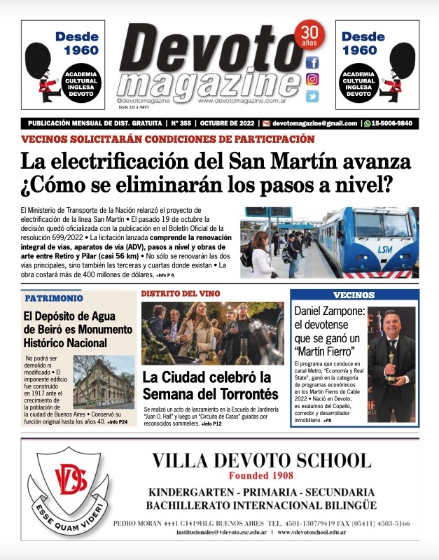 Edición impresa Octubre 2022, para leerla o bajarla a su dispositivo