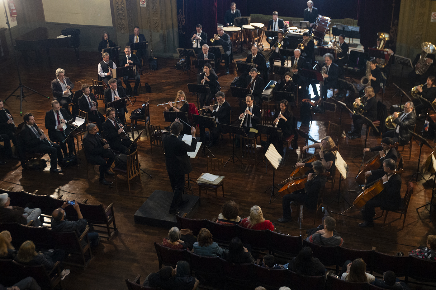 Entre tangos y zarzuelas: la Banda Sinfónica de la Ciudad de Buenos Aires vuelve al Centro Asturiano