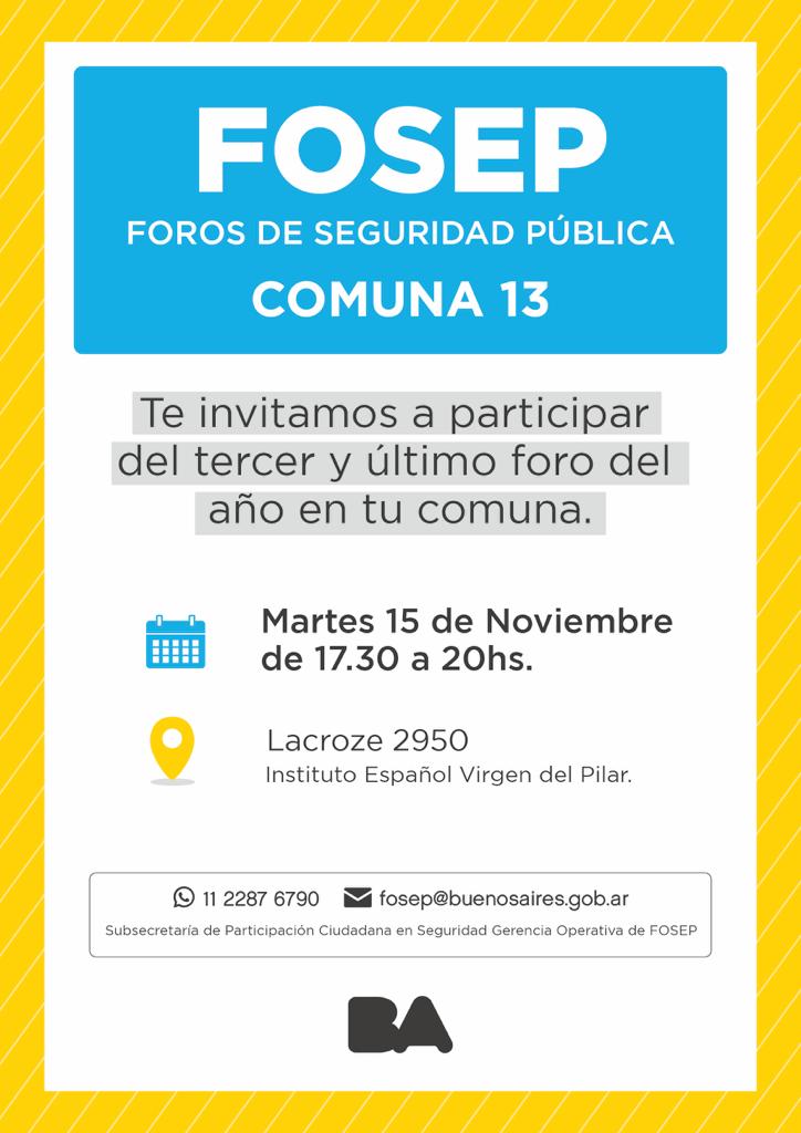 Foros de Seguridad Pública